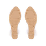 Paloma: Mustard Espadrille Wedges
