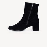 Queenie: Black Suede Ankle Boots