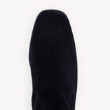 Queenie: Black Suede Ankle Boots