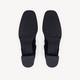 Queenie: Black Suede Ankle Boots