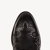 Starlight: Black Leather Ankle Boots