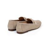 Cece: Taupe Suede Loafers