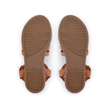 Kaia: Tan Leather Gladiator Sandals