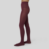 Olivia Tights: Burgundy