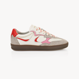 Panello Trainers: Off White, Red & Pink - Pre-Order (Dispatch w/c 17/08/26)