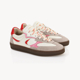Panello Trainers: Off White, Red & Pink - Pre-Order (Dispatch w/c 17/08/26)