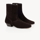 Robyn Ankle Boot: Chocolate Brown Suede - Pre-Order (Dispatch w/c 05/10/26)