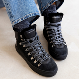 Tindra Glitter Socks: Black
