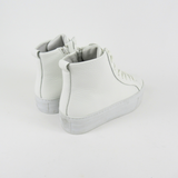 Sadie High Top: White - Sample Sale - Size 36