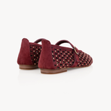 Lottie Mary Jane: Burgundy Suede