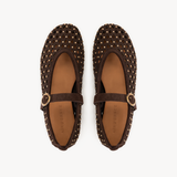 Lottie Mary Jane: Chocolate Brown Suede