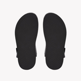 Gala: Black Two Bar Back Strap Sandals