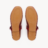 Lottie Mary Jane: Burgundy Suede