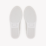 Ivy Platform Trainers: White Leather
