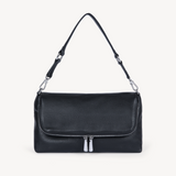 Alba: Black Leather Handbag