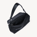 Alba: Black Leather Handbag