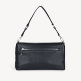 Alba: Black Leather Handbag