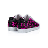 Cru Vintage: Pink Leopard Print Trainers