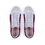 Cru Vintage: Pink Leopard Print Trainers