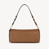Elena: Light Brown Leather Handbag