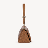 Elena: Light Brown Leather Handbag
