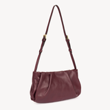 Isola: Burgundy Leather Handbag