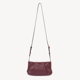 Isola: Burgundy Leather Handbag