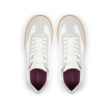 Isla: White, Silver & Gold Leather & Suede Trainers - Pre-Order (Dispatch w/c 3rd March)