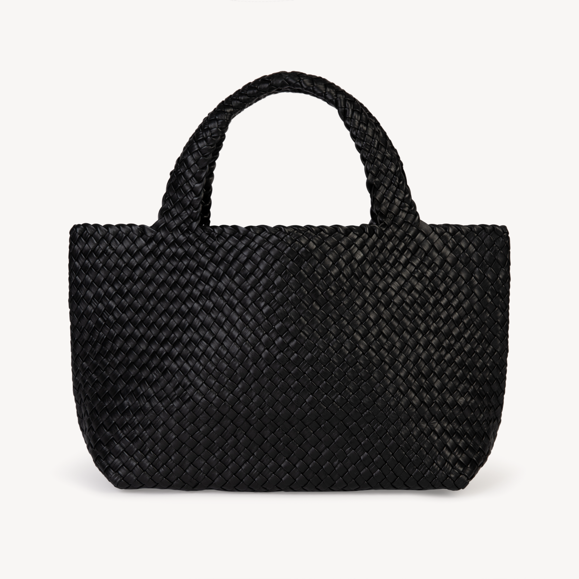 Lusso Woven Handbag Leather