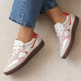 Panello Trainers: Off White, Red & Pink - Pre-Order (Dispatch w/c 17/08/26)