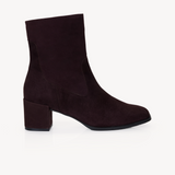 Queenie: Brown Suede Ankle Boots