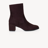 Queenie: Brown Suede Ankle Boots