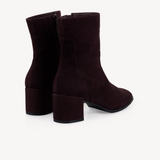Queenie: Brown Suede Ankle Boots