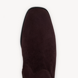 Queenie: Brown Suede Ankle Boots