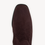Queenie: Brown Suede Ankle Boots