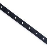 Rivoli: Black Leather Studded Belt