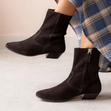 Robyn Ankle Boot: Chocolate Brown Suede - Pre-Order (Dispatch w/c 05/10/26)