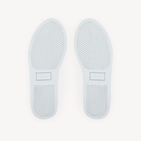 Sadie: Pearl Iridescent Leather Trainers