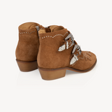 Starlight: Tan Suede Ankle Boots