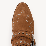 Starlight: Tan Suede Ankle Boots