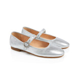 Sylvie: Silver Leather Mary Jane