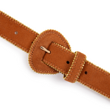 Truli: Tan Suede Belt