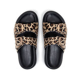 Talia: Leopard Two Bar Sandals