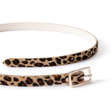 Varenna: Leopard Pony Skinny Belt