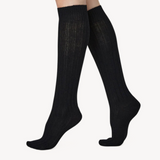 Bodil Chunky Knee High Socks: Black