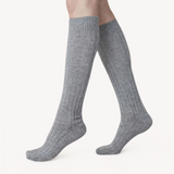 Bodil Chunky Knee High Socks: Grey