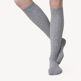 Bodil Chunky Knee High Socks: Grey