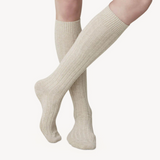 Bodil Chunky Knee High Socks: Oat
