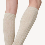 Bodil Chunky Knee High Socks: Oat