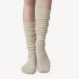 Bodil Chunky Knee High Socks: Oat